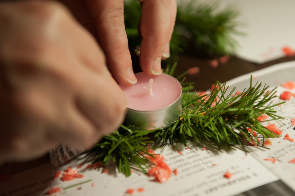 stroik świąteczny DIY