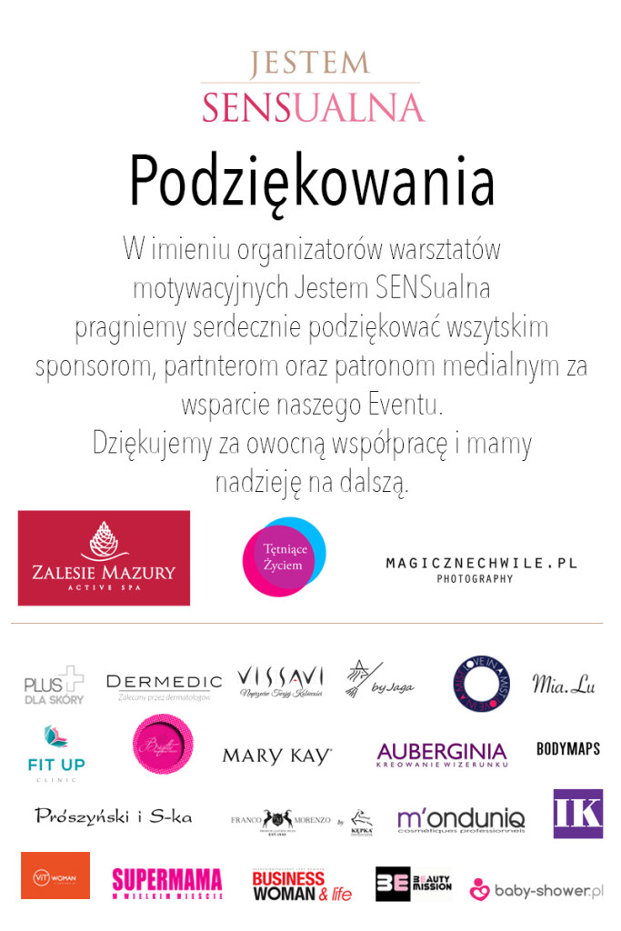 podziekowania